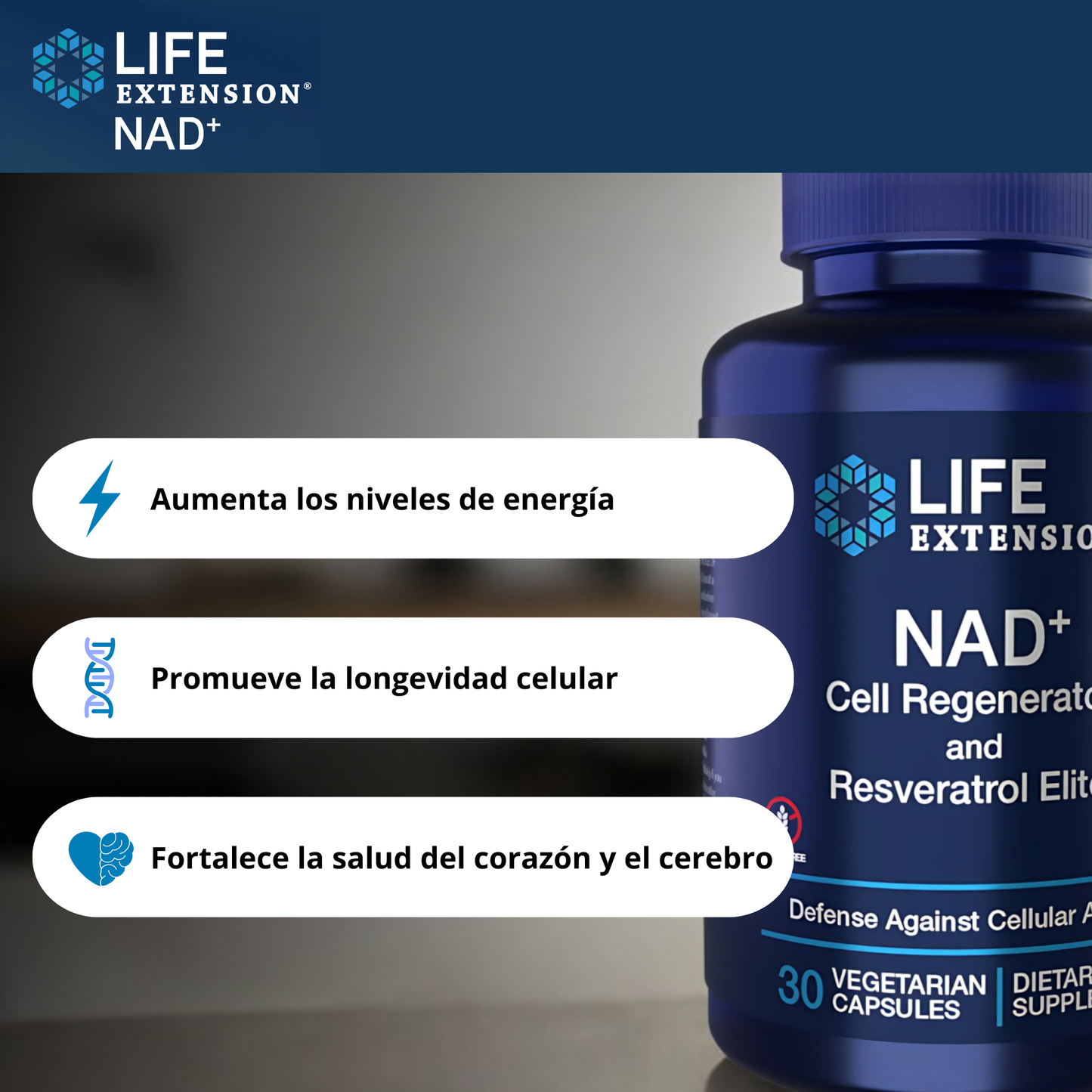 NAD+ Resveratrol | Life Extension®