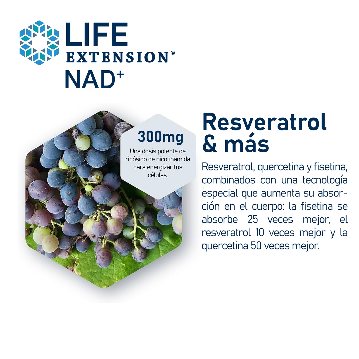 NAD+ Resveratrol | Life Extension®